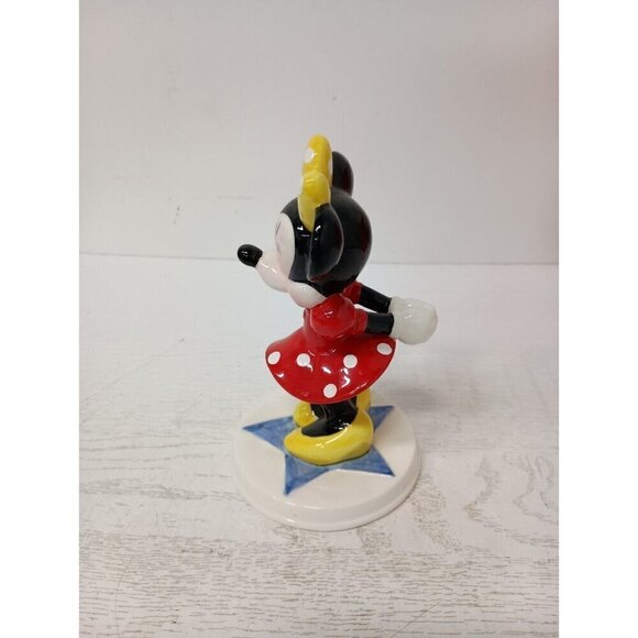 Vintage 1980s Schmid Disney Characters Mini Mouse Porcelain Figurine Collectible - Picture 8 of 12